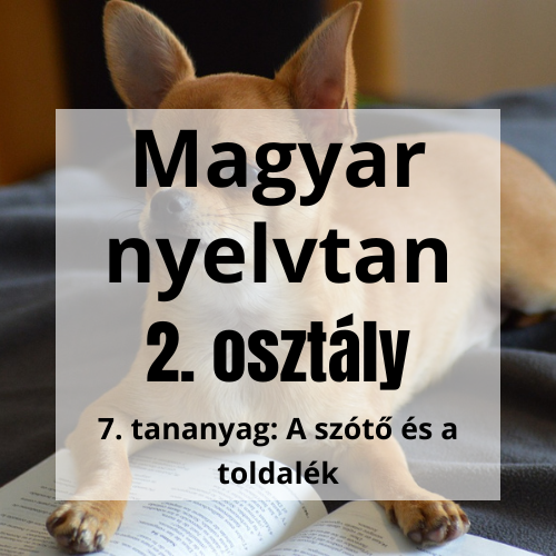 7. tananyag: A szótő és a toldalék - 2. osztály